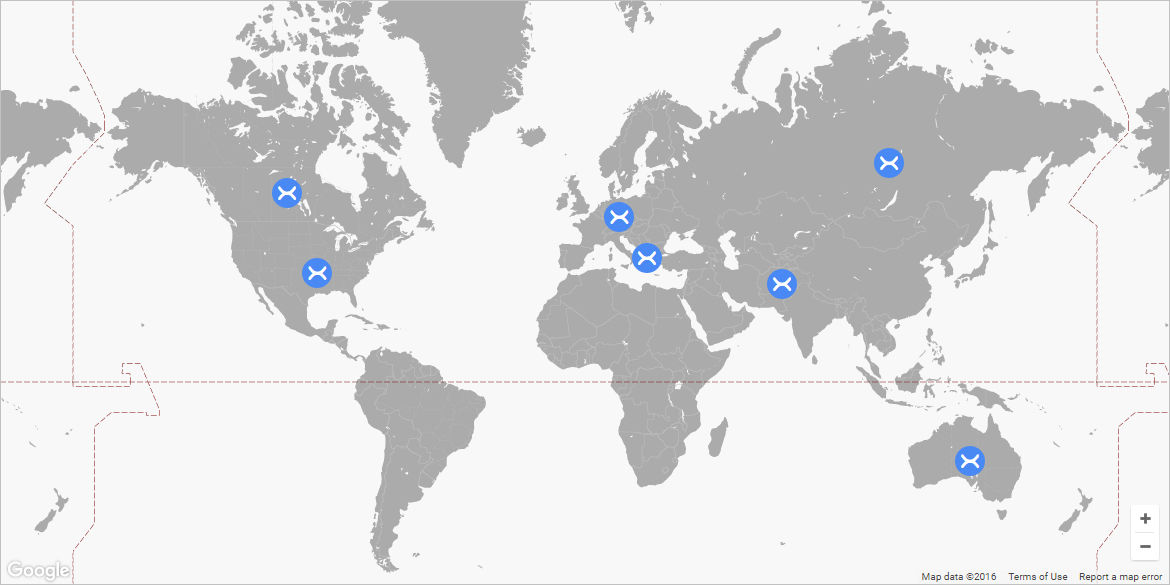 Exeron World Map